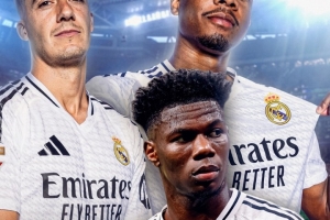 开云体育平台-争冠不容有失，皇马官方晒本轮西甲海报：阿拉巴&amp;琼阿梅尼出镜